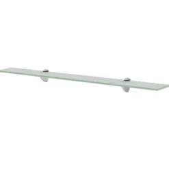 vidaXL Schweberegale 2 Stk. Glas 80x20 cm 8 mm