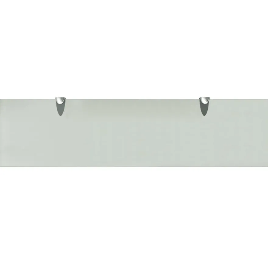 vidaXL Schweberegale 2 Stk. Glas 80x20 cm 8 mm