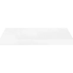 vidaXL Schweberegale 4 Stk. Hochglanz-Weiß 50x23x3,8 cm MDF
