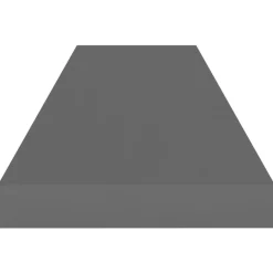 vidaXL Schweberegale 4 Stk. Hochglanz-Grau 90x23,5x3,8 cm MDF