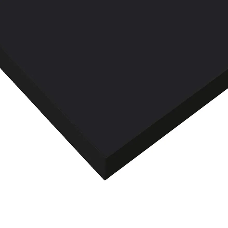 vidaXL Schweberegale 4 Stk. Schwarz 50x23x3,8 cm MDF
