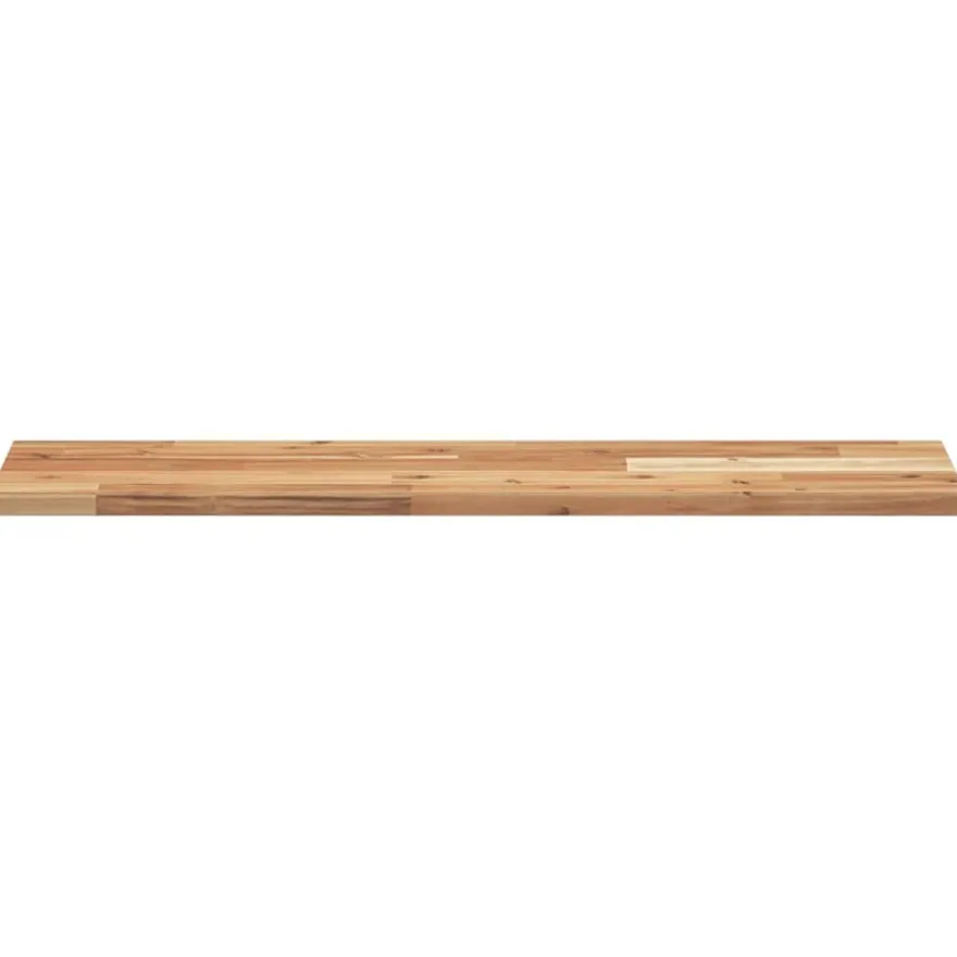 vidaXL Schweberegale 3 Stk. 80x20x2 cm Massivholz Akazie Ölbehandelt