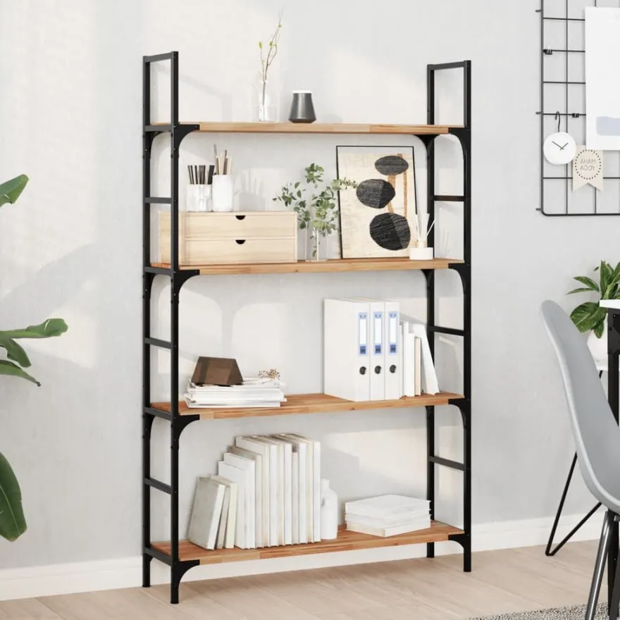 vidaXL Schweberegale 3 Stk. 80x20x2 cm Massivholz Akazie Ölbehandelt