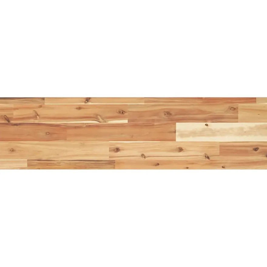 vidaXL Schweberegale 3 Stk. 80x20x2 cm Massivholz Akazie Ölbehandelt