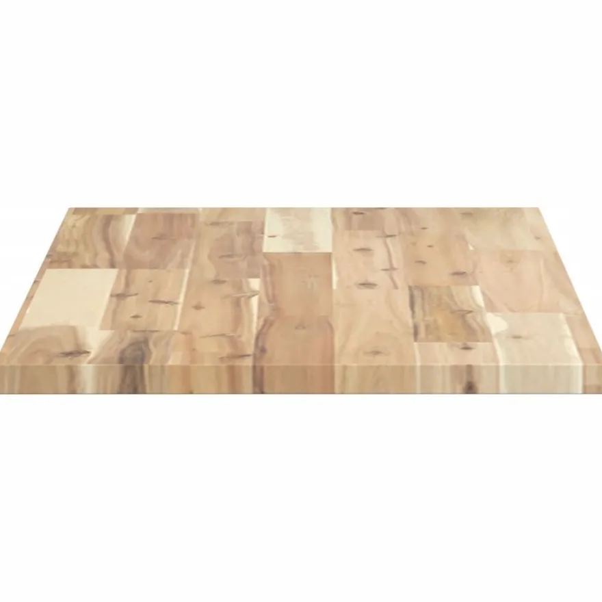 vidaXL Schweberegal 60x40x2 cm Massivholz Akazie Unbehandelt