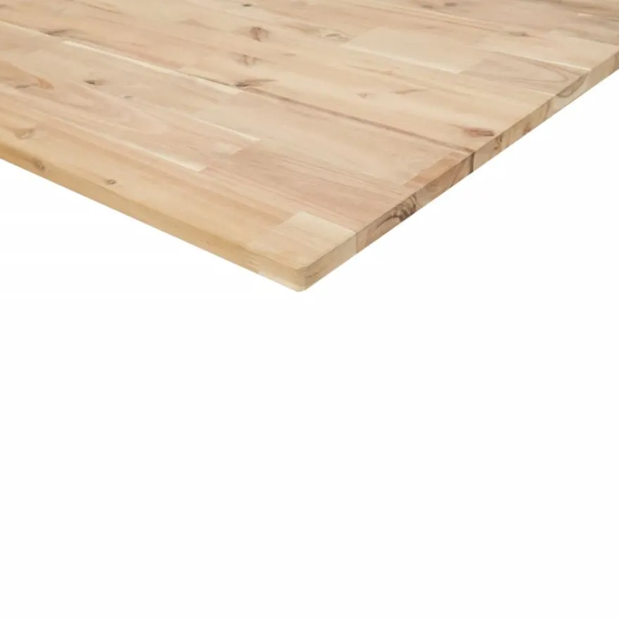 vidaXL Schweberegal 60x40x2 cm Massivholz Akazie Unbehandelt