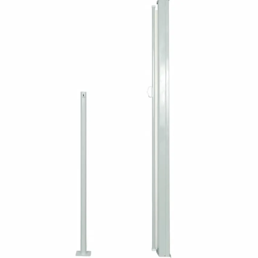 vidaXL Seitenmarkise Ausziehbar 160x500 cm Creme