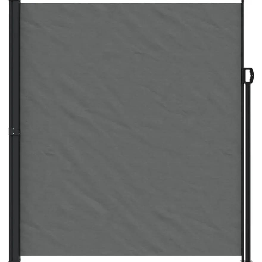 vidaXL Seitenmarkise Ausziehbar Anthrazit 220x500 cm