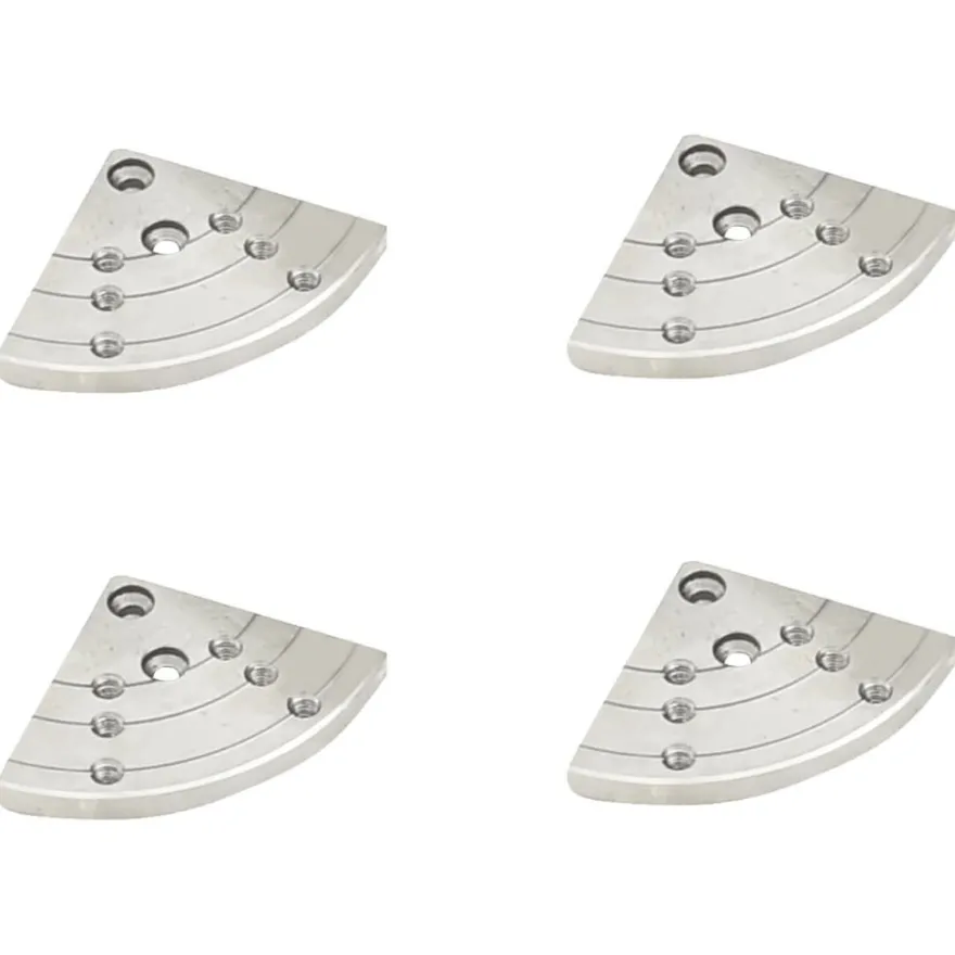 vidaXL Selbstzentrierendes Spannfutter Set 3,75 Zoll Stahl