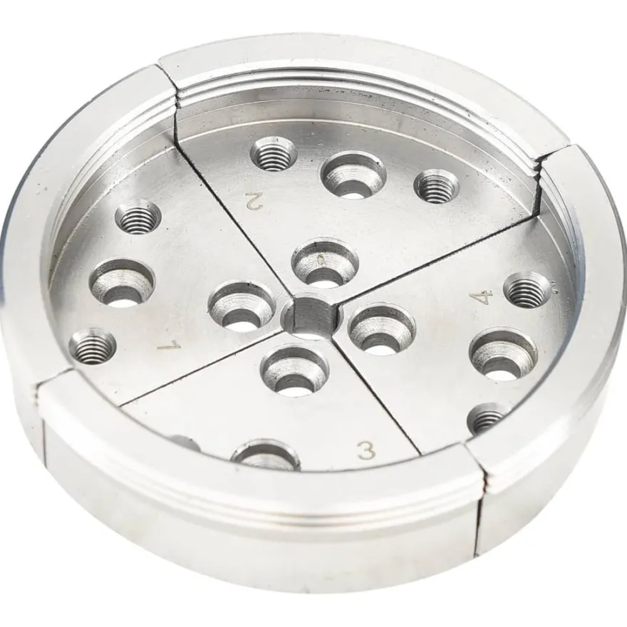 vidaXL Selbstzentrierendes Spannfutter Set 3,75 Zoll Stahl