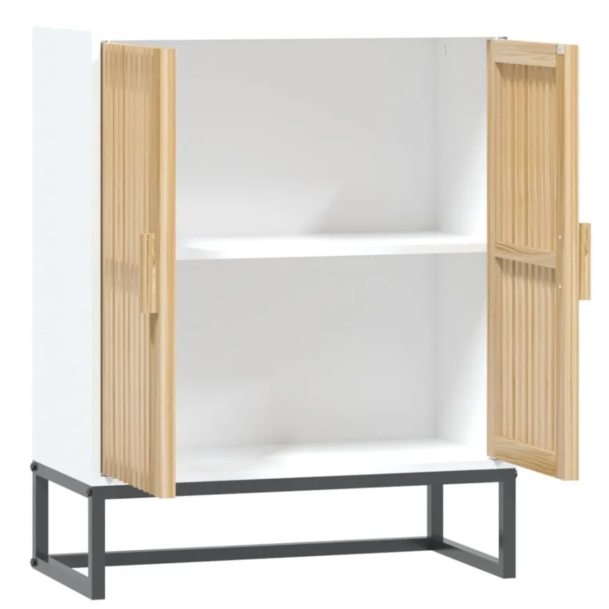 vidaXL Sideboard Weiß 60x30x75 cm Holzwerkstoff