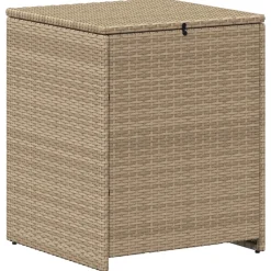 vidaXL Sofa Set 7 pcs Beige und Cremeweiß Polyrattan und Stahl
