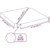vidaXL Sonnenschirm-Gewichtsplatten 2 Stk. Grau Granit Dreieckig 14 kg