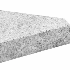 vidaXL Sonnenschirm-Gewichtsplatten 2 Stk. Grau Granit Dreieckig 14 kg
