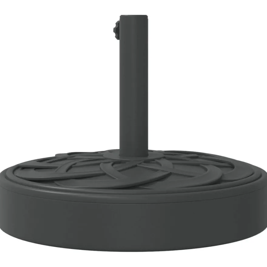 vidaXL Sonnenschirmständer für Ø38/48 mm Mast 25 kg Rund
