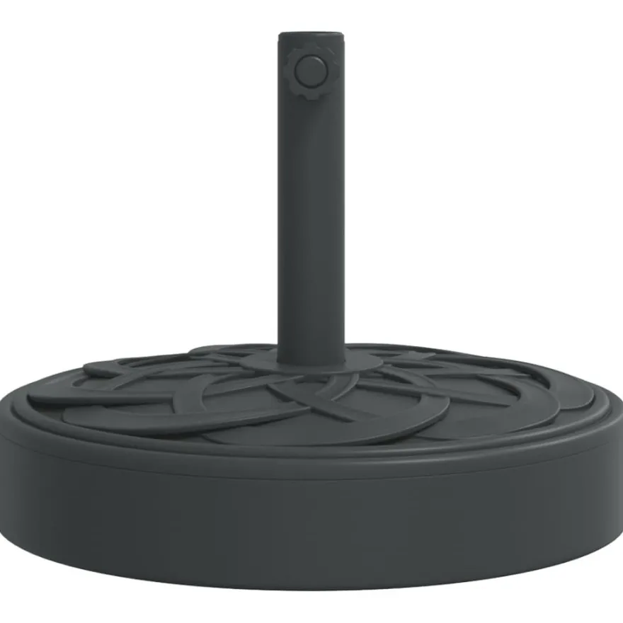 vidaXL Sonnenschirmständer für Ø38/48 mm Mast 25 kg Rund