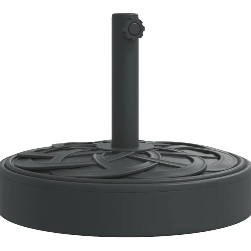 vidaXL Sonnenschirmständer für Ø38/48 mm Mast 25 kg Rund