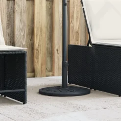 vidaXL Sonnenschirmständer für Ø38/48 mm Mast 12 kg Rund