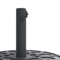 vidaXL Sonnenschirmständer für Ø38/48 mm Mast 12 kg Rund