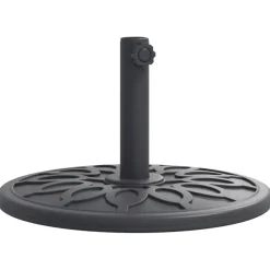 vidaXL Sonnenschirmständer für Ø38/48 mm Mast 12 kg Rund