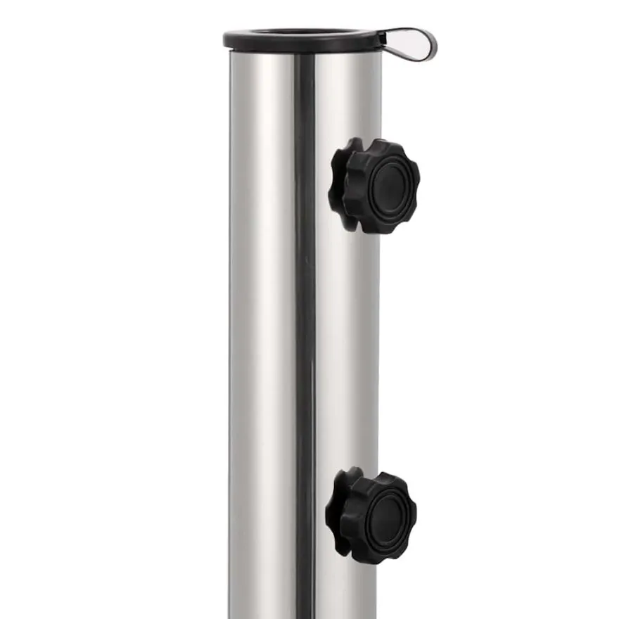vidaXL Sonnenschirmständer Granit 30 kg Quadrat Grau