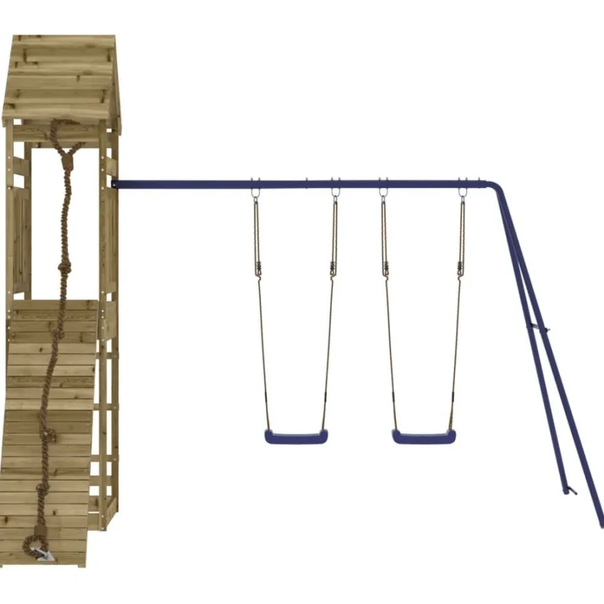 vidaXL Spielturm Imprägniertes Kiefernholz