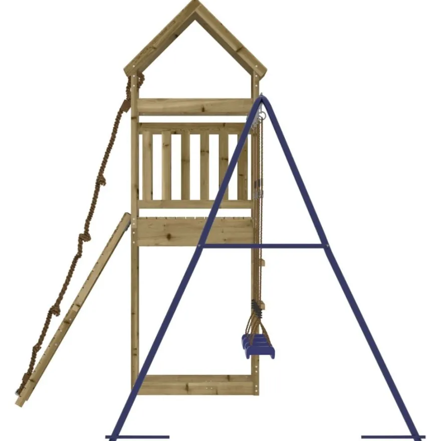 vidaXL Spielturm Imprägniertes Kiefernholz