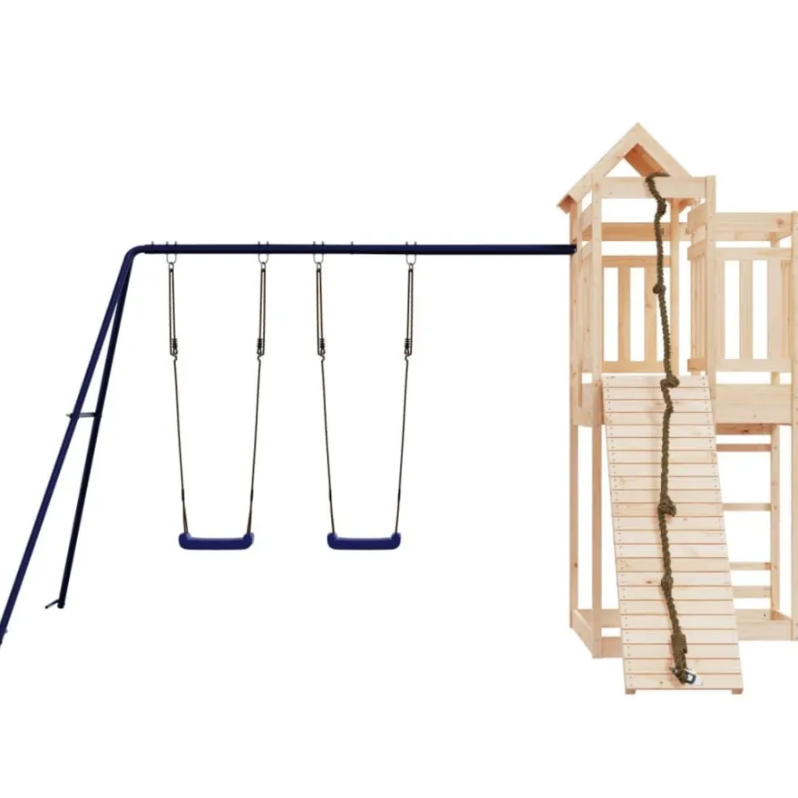 vidaXL Spielturm Massivholz Kiefer