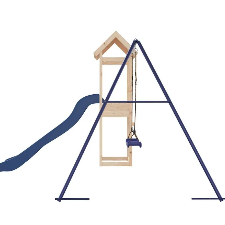 vidaXL Spielturm Massivholz Kiefer