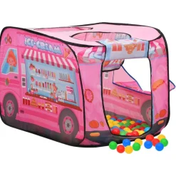 vidaXL Spielzelt für Kinder Rosa 70x112x70 cm