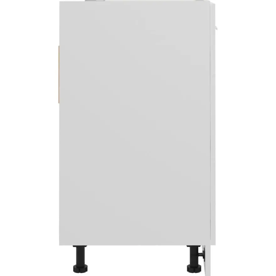 vidaXL Spülenunterschrank Lyon Weiß 80x46x81,5 cm Holzwerkstoff