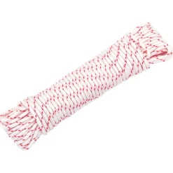 vidaXL Starterseil Weiß und Rot Ø3 mm 10 m Nylon