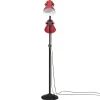 vidaXL Stehleuchte 25 W Rot 25x25x90/140 cm E27