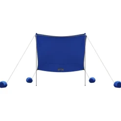 vidaXL Strand-Schattenzelt mit Sandsäcken Blau 214x236 cm