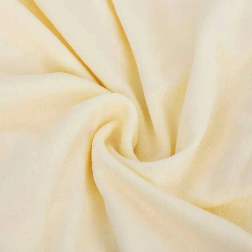 vidaXL Stretch Sofahusse 3-Sitzer Creme Polyester-Jersey
