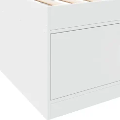 vidaXL Tagesbett mit Schubladen ohne Matratze Weiß 100x200 cm