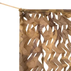 vidaXL Tarnnetz mit Aufbewahrungstasche 312x140 cm Sandfarbe