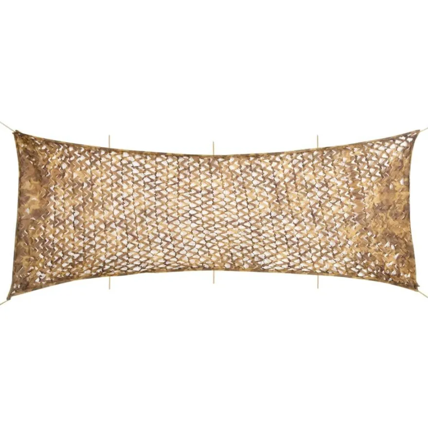 vidaXL Tarnnetz mit Aufbewahrungstasche 833x297 cm Sandfarbe