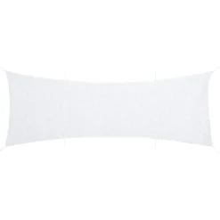 vidaXL Tarnnetz mit Aufbewahrungstasche 753x199 cm Weiß