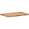 vidaXL Tischplatte Massivholz Akazie 100x(50-60)x3,8 cm