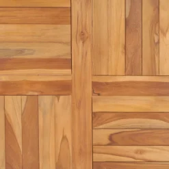 vidaXL Tischplatte Massivholz Teak 70×70×2,5 cm
