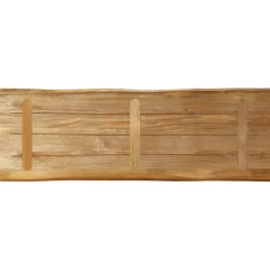 vidaXL Tischplatte mit Baumkante 120x40x3,8 cm Raues Mango Massivholz