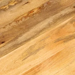 vidaXL Tischplatte Ø 40x2,5 cm Rund Massivholz Mango