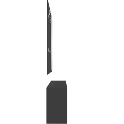 vidaXL 3-tlg. Flurmöbel-Set Schwarz Holzwerkstoff