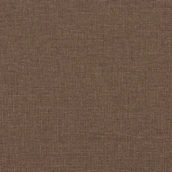 vidaXL 3-tlg. Sofagarnitur mit Kissen Braun Stoff