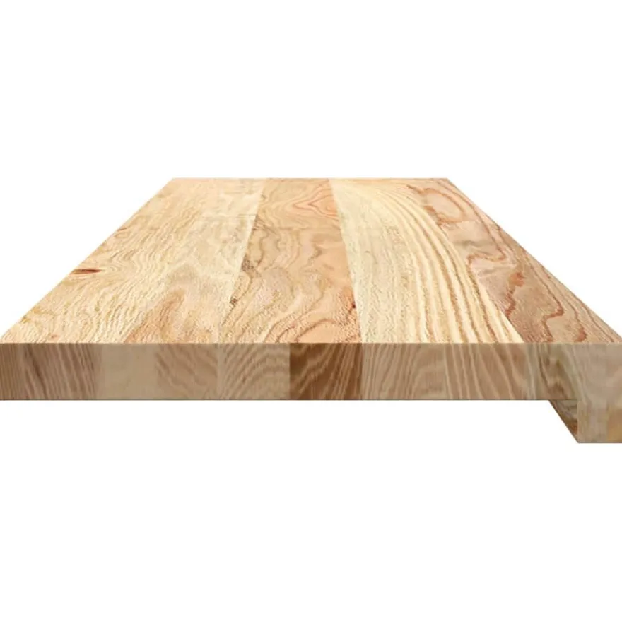 vidaXL Treppenstufen 12 Stk. Unbehandelt 90x25x2 cm Massivholz Eiche