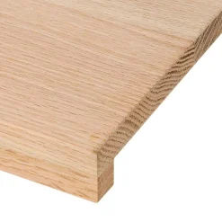 vidaXL Treppenstufen 12 Stk. Unbehandelt 90x25x2 cm Massivholz Eiche