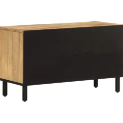 vidaXL TV-Schrank 80x31x46 cm Massivholz Mango