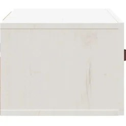 vidaXL Wand-Nachttische 2 Stk. Weiß 40x29,5x22 cm
