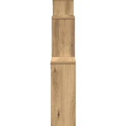 vidaXL Wandregal Artisan-Eiche 80x15x78,5 cm Holzwerkstoff